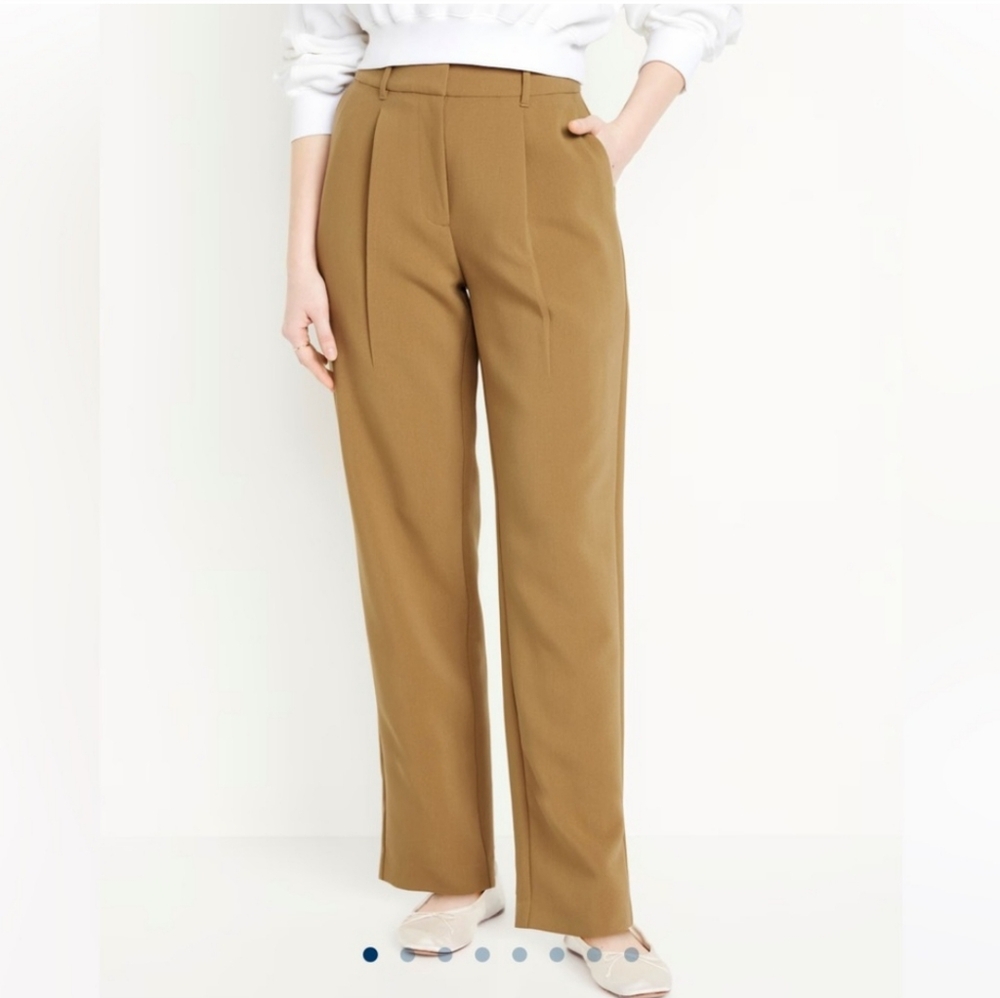 OLD NAVY Extra High-Waisted Taylor Trouser Straight Pants Clifftop NWT